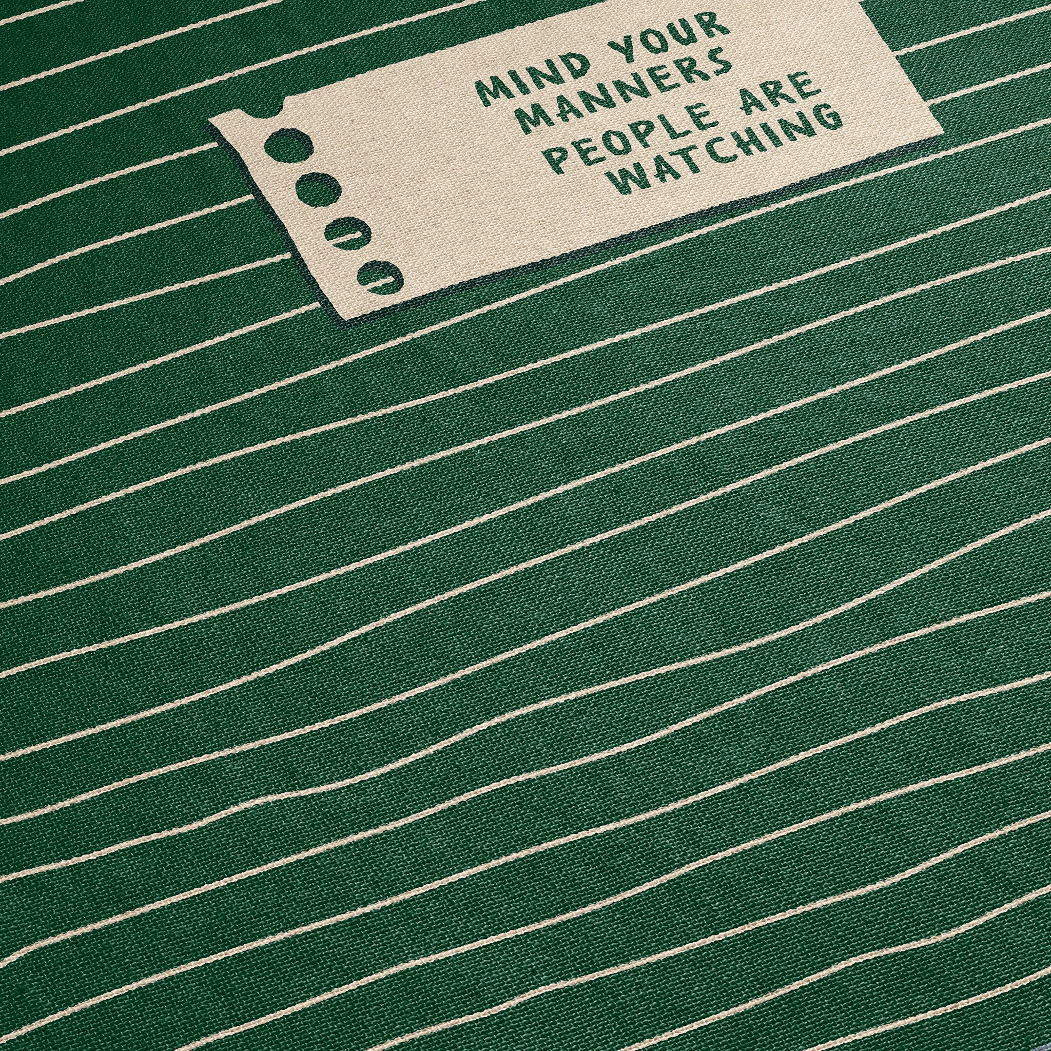 Mind Your Manners Blanket - Woven Blanket