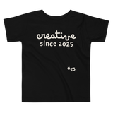 CREATIVE SINCE [ Birth Year ]  toddler tee