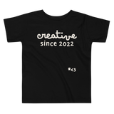 CREATIVE SINCE [ Birth Year ]  toddler tee