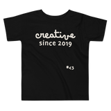 CREATIVE SINCE [ Birth Year ]  toddler tee