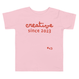 CREATIVE SINCE [ Birth Year ] toddler tee