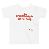 CREATIVE SINCE [ Birth Year ] toddler tee
