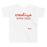 CREATIVE SINCE [ Birth Year ] toddler tee