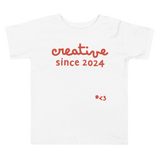 CREATIVE SINCE [ Birth Year ] toddler tee