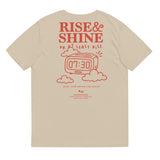 RISE & SHINE Unisex organic tee