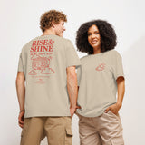 RISE & SHINE Unisex organic tee