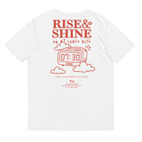 RISE & SHINE Unisex organic tee