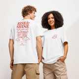 RISE & SHINE Unisex organic tee
